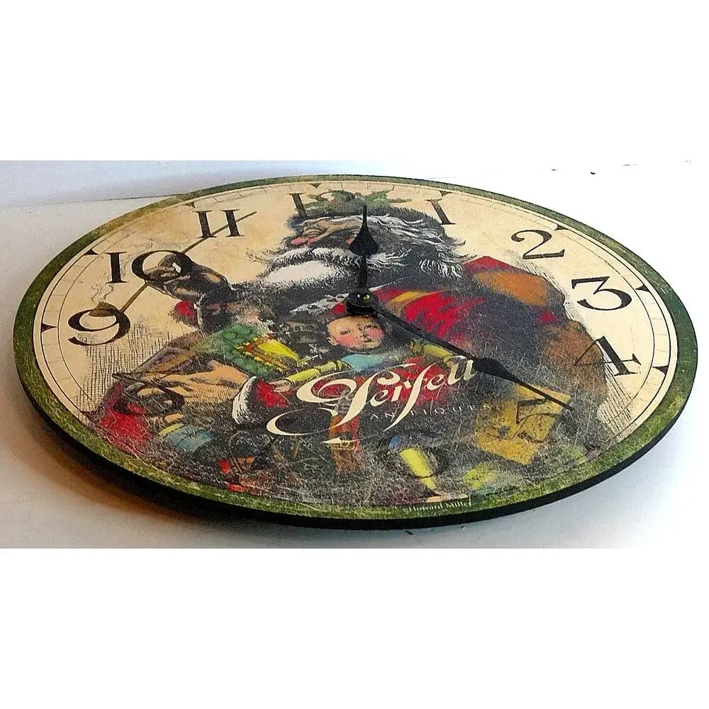Vintage Howard Miller The Perfetts Antique Style Christmas Musical Clock READ